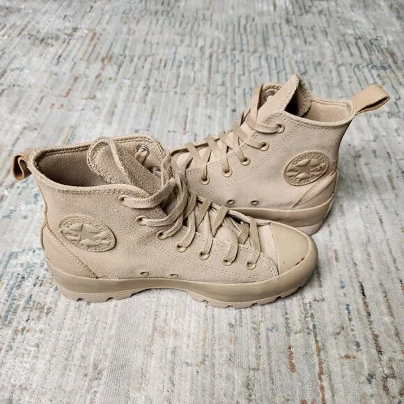 Converse Chuck Taylors High Nomad Sneakers, Khaki, Men\'s Size 8 Chuck Taylor All Star Berkshire Boot High  main image 2